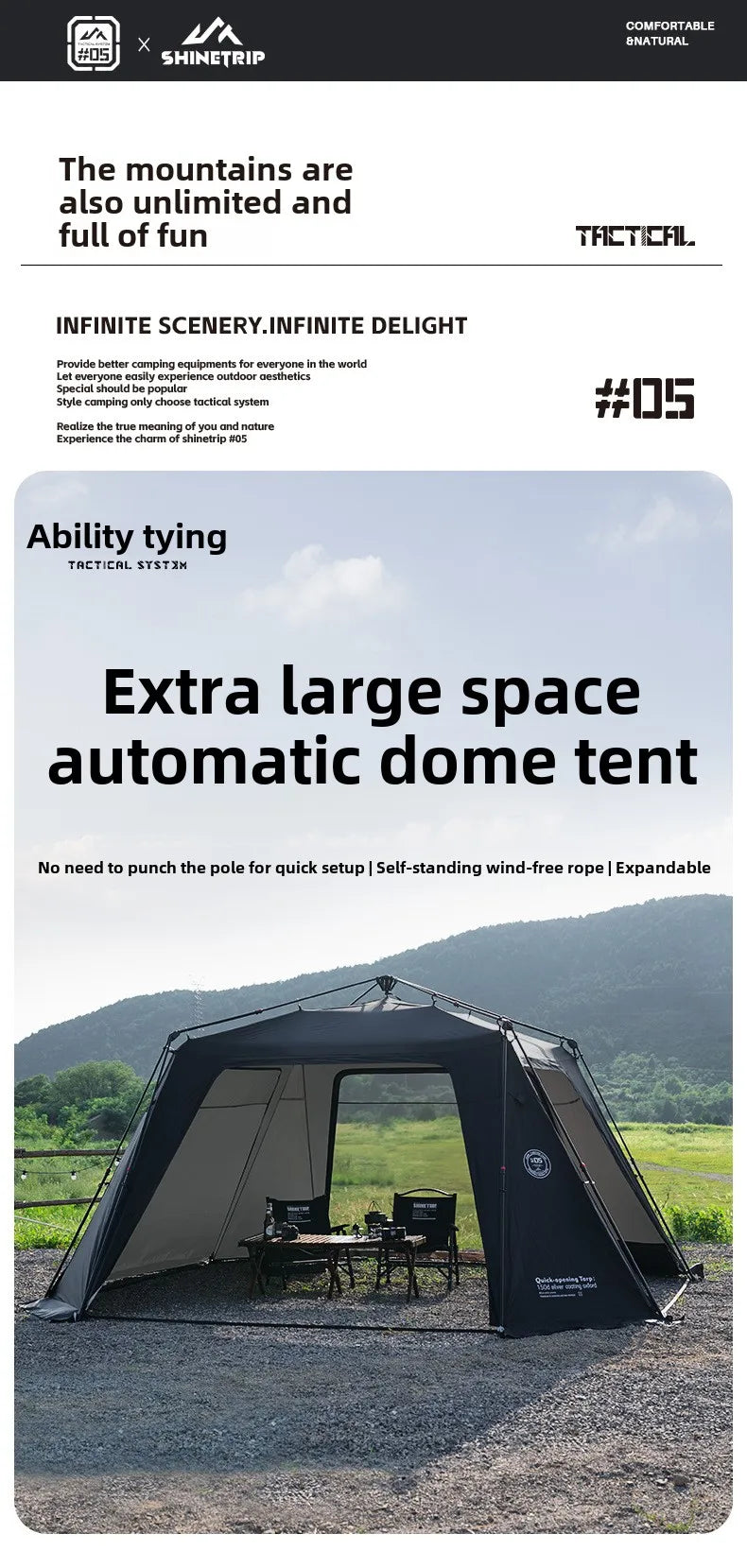 ShineTrip 05 Series Dome Tent